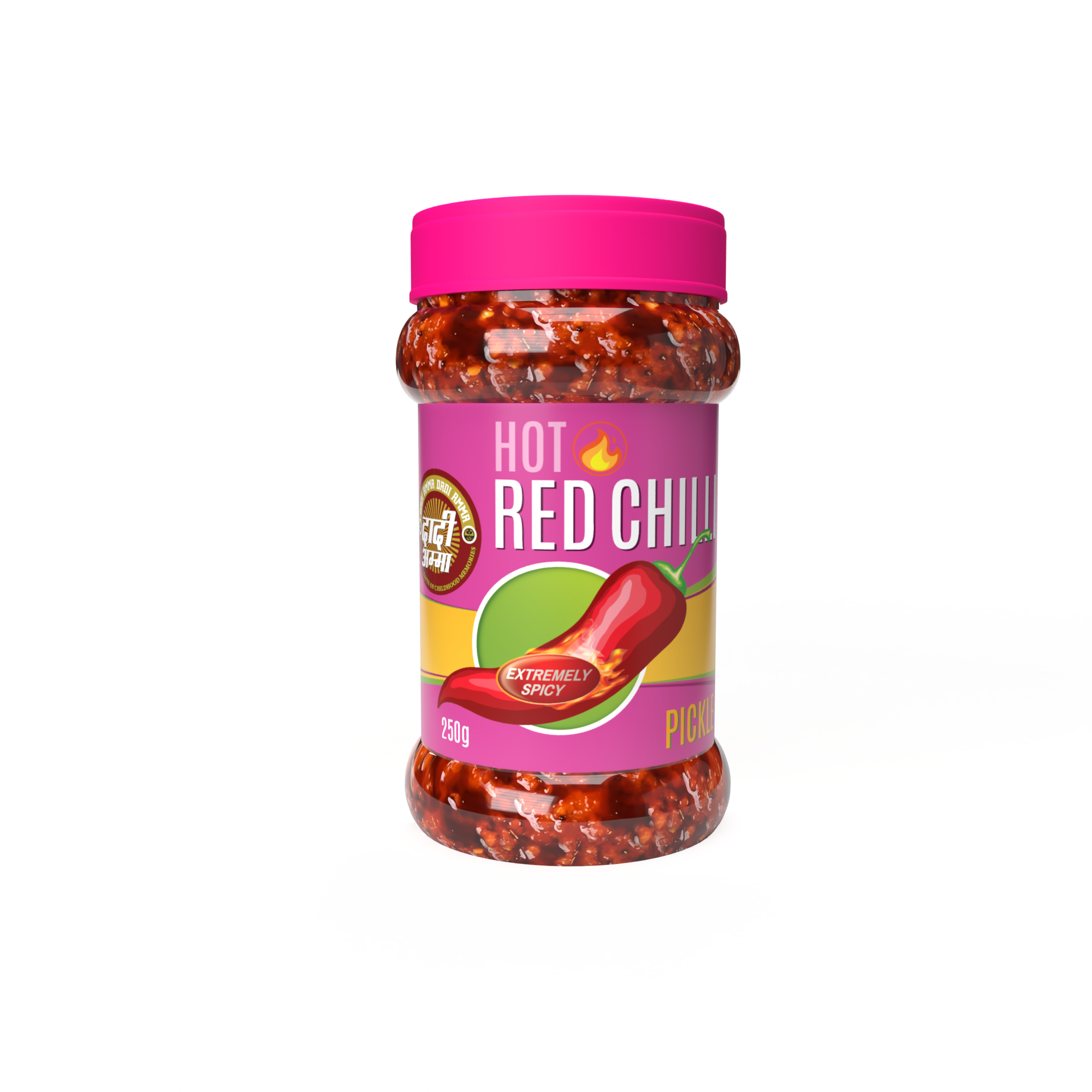 Dadi Amma Hot Red Chilli Pickle 250g (F&00272)